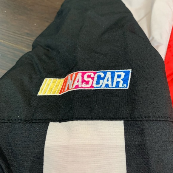NASCAR Racing Windbreaker Jacket for Kids in Black - Picture 6 of 7
